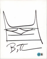 Bruce Timm Batman Authentic Signed 8x10 Sketch Autographed BAS #BS96837