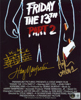 Ari Lehman & Harry Manfredini Friday The 13th Signed 8x10 Photo BAS W #4W979292