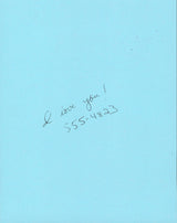 Claudia Wells Back To The Future Signed Replica Save The Clock Tower Flyer BAS 2