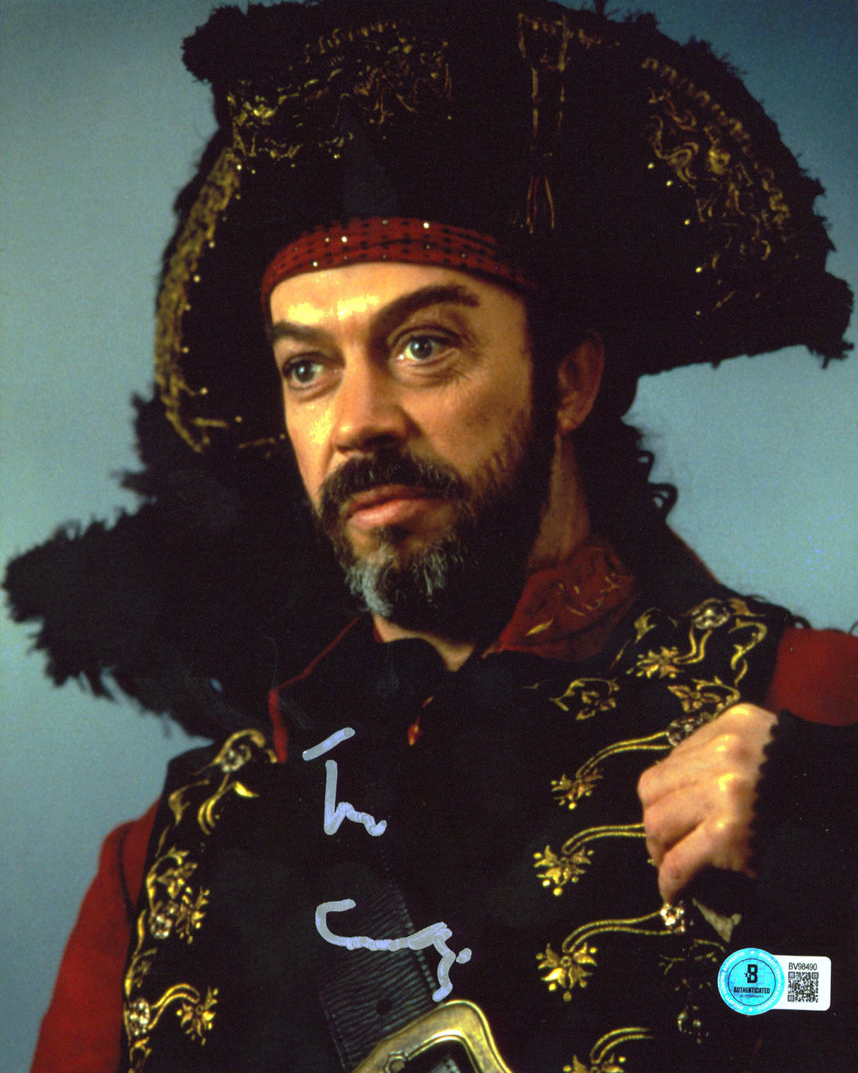 Tim Curry Muppet Treasure Island Authentic Signed 8x10 Vertical Photo BAS