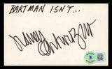 Nancy Cartwright Simpsons "Bartman Isn't..." Signed 3x5 Index Card BAS #BL98205