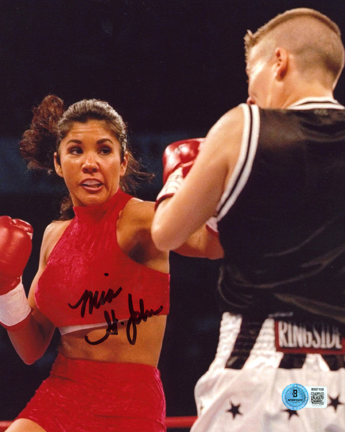 Mia St. John Authentic Signed 8x10 Vertical Photo Autographed BAS 1