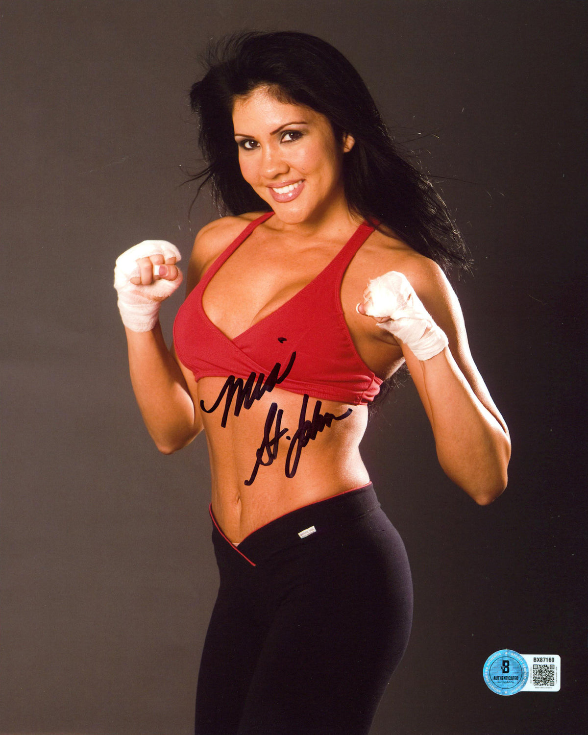 Mia St. John Authentic Signed 8x10 Vertical Photo Autographed BAS 2