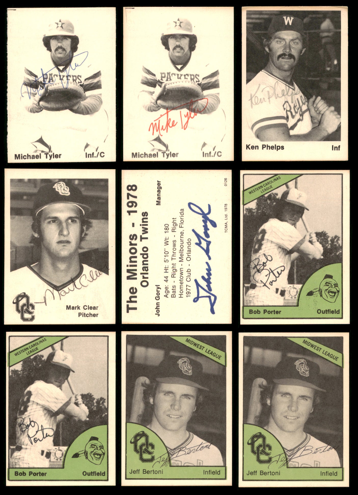 Minor League Baseball Autographed Cards 107 Count Lot SKU #238546