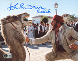 John Rhys-Davies Indiana Jones Signed 8x10 Horizontal Camel Photo BAS Witnessed