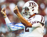 Texas A&M Johnny Manziel "2x Inscribed" Signed 11x14 Photo JSA Witness #WC808963