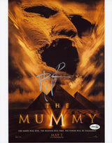 Brenden Fraser The Mummy Authentic Signed 11x14 Vertical Photo JSA #CU04033