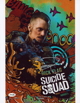Joel Kinnaman Suicide Squad Authentic Signed 11x14 Vertical Photo JSA #CU04026