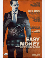 Joel Kinnaman Easy Money Authentic Signed 11x14 Vertical Photo JSA #CU04025