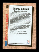 Dennis Rodman Autographed 1992-93 Fleer Card #261 Detroit Pistons SKU #190469