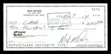 Max McGee Autographed 2.75x6 Check Green Bay Packers SKU #174021