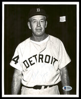 George Myatt Autographed 8x10 Photo Detroit Tigers "Best Wishes" Vintage Signature Beckett BAS #T55035