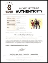B-52's Autographed 11x14 Photo Band Signed By All 4 Beckett BAS #AC95485