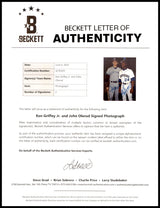 Ken Griffey Jr. & John Olerud Autographed 8x10 Photo Beckett BAS #AC95491