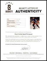 Wayne Gretzky Autographed 8x10 Photo New York Rangers Beckett BAS #AC95500