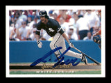 George Bell Autographed 1993 Upper Deck Card #345 Chicago White Sox SKU #184249