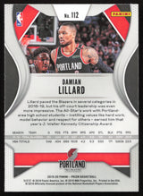 Damian Lillard 2019-20 Panini Prizm #112 Lot of 94 Cards Portland Trail Blazers SKU #268025