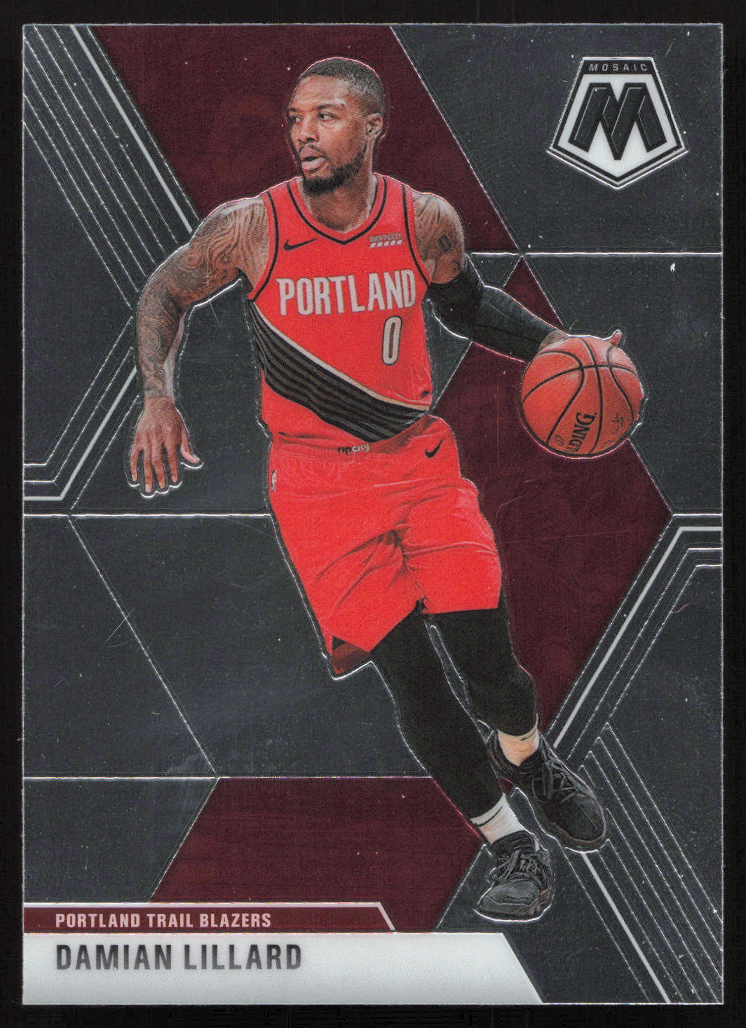 Damian Lillard 2019-20 Panini Panini Mosaic #5 Lot of 92 Cards Portland Trail Blazers SKU #268026