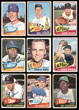 1965 Topps Baseball Autographed Cards 28 Count Lot SKU #238549