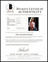 Robert Plant Autographed 8x10 Photo Led Zeppelin (Removed Personalization) Beckett BAS #AA10402