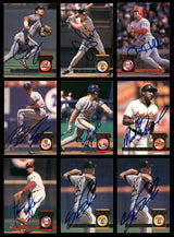 1994 Donruss Baseball Autographed Cards Lot Of 85 SKU #185535