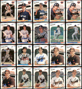 1983-94 Fleer Baseball Autographed Cards 156 Count Lot SKU #238550