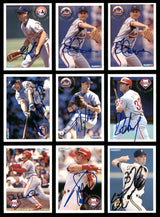 1994 Fleer Baseball Autographed Cards Lot Of 79 SKU #185544