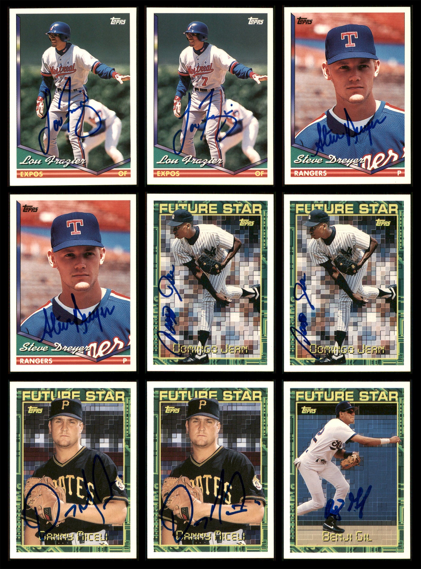 1994 Topps Baseball Autographed Cards Lot Of 42 SKU #185558