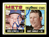 Greg Goossen Autographed 1967 Topps Rookie Card #287 New York Mets SKU #170827