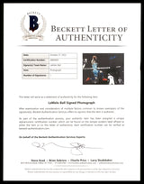 LaMelo Ball Autographed 16x20 Photo Charlotte Hornets Beckett BAS QR Stock #209477