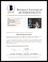 LaMelo Ball Autographed 16x20 Photo Charlotte Hornets Beckett BAS QR Stock #209479