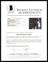 LaMelo Ball Autographed 16x20 Photo Charlotte Hornets Beckett BAS QR Stock #209480