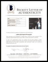 LaMelo Ball Autographed 16x20 Photo Charlotte Hornets Beckett BAS QR Stock #209480