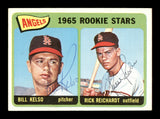 Bill Kelso & Rick Reichardt Autographed 1965 Topps Rookie Card #194 California Angels SKU #167065