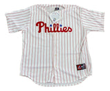 Philadelphia Phillies Majestic Pinstripe Baseball Jersey - Sports Integrity