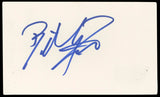 Billy Zane Titanic Authentic Signed 3x5 Index Card Autographed BAS #BN89105
