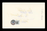Julia Child Television Host "Bon Apetit" Signed 3x5 Index Card BAS #AD70366
