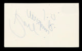 WWE Rey Mysterio Jr. "?" Authentic Signed 3x5 Index Card BAS #BT03513
