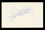 Charlton Heston Ben-Hur Authentic Signed 3x5 Index Card BAS LOA #AC26999