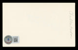 Charlton Heston Ben-Hur Authentic Signed 3x5 Index Card BAS LOA #AC26999