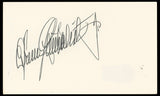 Efrem Zimbalist Jr. 77 Sunset Strip Authentic Signed 3x5 Index Card BAS #BP50659