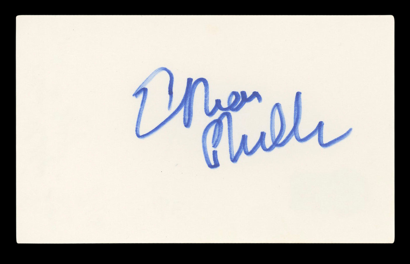 Ethan Phillips Star Trek Voyager Authentic Signed 3x5 Index Card BAS #BL96511