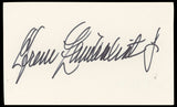 Efrem Zimbalist Jr. 77 Sunset Strip Authentic Signed 3x5 Index Card BAS #BP50660