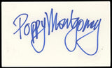 Poppy Montgomery Without a Trace Authentic Signed 3x5 Index Card BAS #BN89117