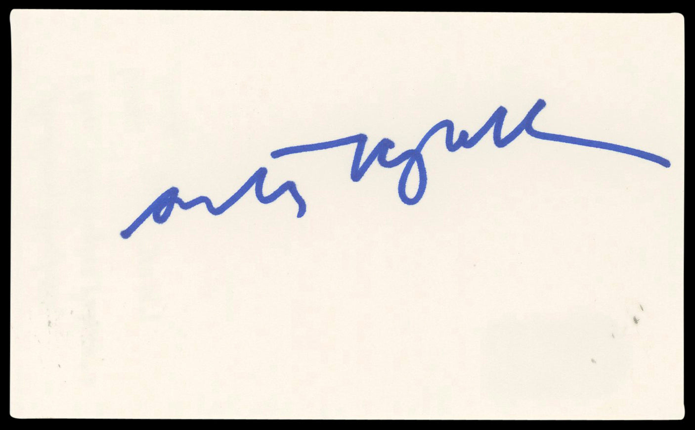 Anthony Minghella The English Patient Signed 3x5 Index Card BAS #BN89119