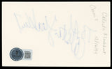 Calista Flockhart Ally McBeal "To Al" Signed 3x5 Index Card BAS #BM56952