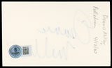 Dennis Miller Joe Dirt Authentic Signed 3x5 Index Card Autographed BAS #BN89122