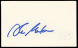 Alan Menken Beauty and the Beast Authentic Signed 3x5 Index Card BAS #BN89127