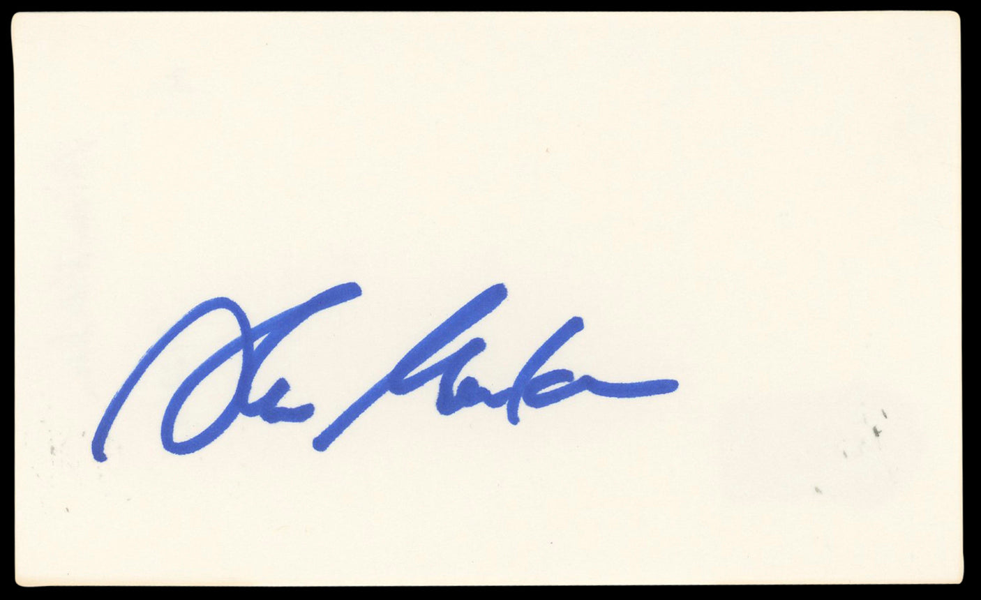 Alan Menken Beauty and the Beast Authentic Signed 3x5 Index Card BAS #BN89127