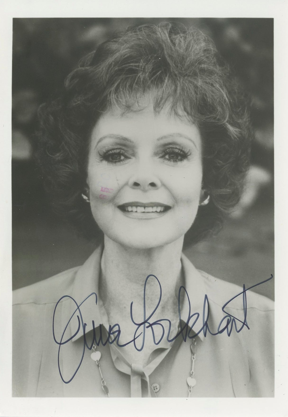 June Lockhart Lassie Authentic Signed 5x7 Black & White Photo BAS #BK43322